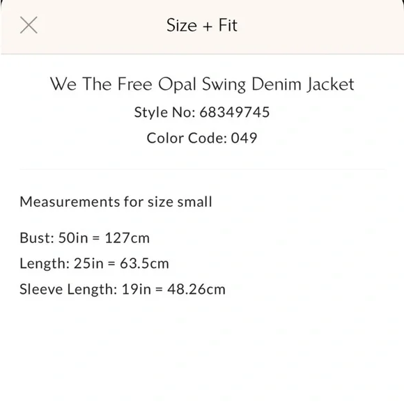 Opal swing railroad Striped Blue Denim Jacket - Picture 6 of 6